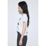 メッセージロゴ半袖Tシャツ | AZUL BY MOUSSY | 詳細画像7 