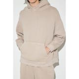 L/BEG1 | 裏起毛ワイドフーディー | AZUL BY MOUSSY