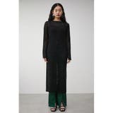 CROCHET SLIT LONG KNIT TOPS | AZUL BY MOUSSY | 詳細画像4