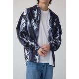柄BLK5 | ポリエステルスエードジェネラルシャツ | AZUL BY MOUSSY
