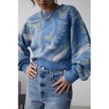 マーブルクロップドジャガードニット | AZUL BY MOUSSY | 詳細画像23