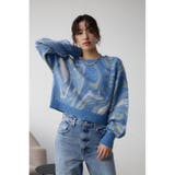 マーブルクロップドジャガードニット | AZUL BY MOUSSY | 詳細画像24