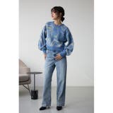 マーブルクロップドジャガードニット | AZUL BY MOUSSY | 詳細画像25