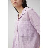 COTTON MESH HALF SLEEVE SHIRT | AZUL BY MOUSSY | 詳細画像13