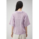COTTON MESH HALF SLEEVE SHIRT | AZUL BY MOUSSY | 詳細画像17