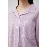 COTTON MESH HALF SLEEVE SHIRT | AZUL BY MOUSSY | 詳細画像18