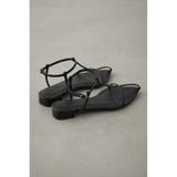 T-STRAP POINTED TOE SANDALS | AZUL BY MOUSSY | 詳細画像3 