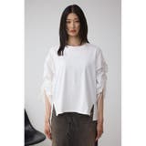 ギャザースリーブカットトップス | AZUL BY MOUSSY | 詳細画像5