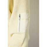 スタンドカラーWジップニット | AZUL BY MOUSSY | 詳細画像10 