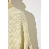 スタンドカラーWジップニット | AZUL BY MOUSSY | 詳細画像9 