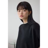 格上げ ダブルネックデザインニットトップス | AZUL BY MOUSSY | 詳細画像12 