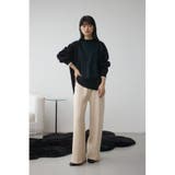 格上げ ダブルネックデザインニットトップス | AZUL BY MOUSSY | 詳細画像14 