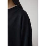 格上げ ダブルネックデザインニットトップス | AZUL BY MOUSSY | 詳細画像19 