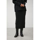 RIB KNIT TIGHT SKIRT | AZUL BY MOUSSY | 詳細画像3 