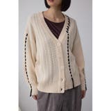 IVOY3 | ステッチデザインカーディガン | AZUL BY MOUSSY