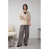 ステッチデザインカーディガン | AZUL BY MOUSSY | 詳細画像4 