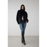 スタンド2WAYファーショートコート | AZUL BY MOUSSY | 詳細画像22 