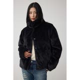 BLK | スタンド2WAYファーショートコート | AZUL BY MOUSSY