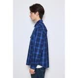 オンブレチェック長袖シャツ | AZUL BY MOUSSY | 詳細画像19 