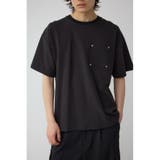 BLK | スタッズポケットリップルTシャツ | AZUL BY MOUSSY