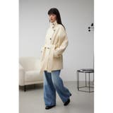 スタンドカラーウォッシャブルミディコート | AZUL BY MOUSSY | 詳細画像19