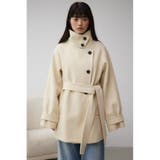 スタンドカラーウォッシャブルミディコート | AZUL BY MOUSSY | 詳細画像20