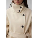 スタンドカラーウォッシャブルミディコート | AZUL BY MOUSSY | 詳細画像23