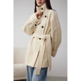 L/BEG1 | スタンドカラーウォッシャブルミディコート | AZUL BY MOUSSY