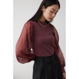 袖シアー長袖リブトップス | AZUL BY MOUSSY | 詳細画像38 