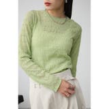 LIME | カットレース長袖カットソー | AZUL BY MOUSSY