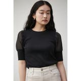 SHEER SLEEVE PUFF TOPS | AZUL BY MOUSSY | 詳細画像12 