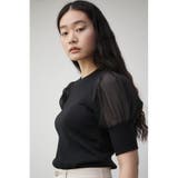 SHEER SLEEVE PUFF TOPS | AZUL BY MOUSSY | 詳細画像13 