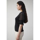 SHEER SLEEVE PUFF TOPS | AZUL BY MOUSSY | 詳細画像16 