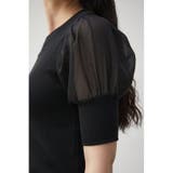 SHEER SLEEVE PUFF TOPS | AZUL BY MOUSSY | 詳細画像19 