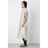 フレンチスリーブロングシャツワンピース | AZUL BY MOUSSY | 詳細画像20