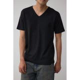 BLK | タックフライスVネックTシャツ | AZUL BY MOUSSY