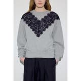 バイカラーレースクルーネックスウェット | AZUL BY MOUSSY | 詳細画像25 
