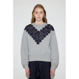 バイカラーレースクルーネックスウェット | AZUL BY MOUSSY | 詳細画像27 