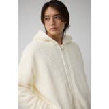 ガーターボアジップフーディーニット | AZUL BY MOUSSY | 詳細画像4 