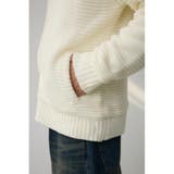 ガーターボアジップフーディーニット | AZUL BY MOUSSY | 詳細画像15 