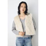 ミックスファーベスト | AZUL BY MOUSSY | 詳細画像1 