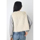 ミックスファーベスト | AZUL BY MOUSSY | 詳細画像5 
