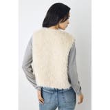 ミックスファーベスト | AZUL BY MOUSSY | 詳細画像6 