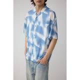 柄BLU5 | パワーネット総柄シャツ | AZUL BY MOUSSY