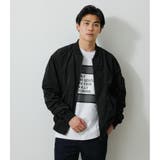 GROSGRAIN BALLOON MA-1 | AZUL BY MOUSSY | 詳細画像1