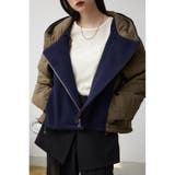 NVY | 異素材切替キルティングコート | AZUL BY MOUSSY