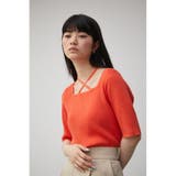 STRING DESIGN KNIT TOPS | AZUL BY MOUSSY | 詳細画像23
