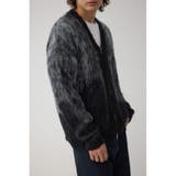 柄BLK5 | 起毛総柄カーディガン | AZUL BY MOUSSY