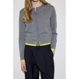 T.GRY | カシミヤミックスレイヤードニットカーデイガン | AZUL BY MOUSSY