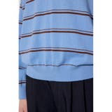 カシミヤミックスポロカラーボーダーニット | AZUL BY MOUSSY | 詳細画像24